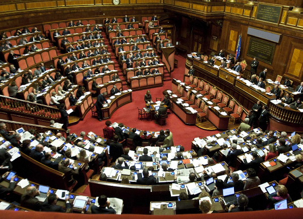 immagine dell'aula del senato