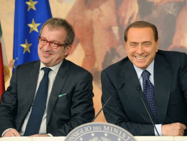 Roberto Maroni e Silvio Berlusconi