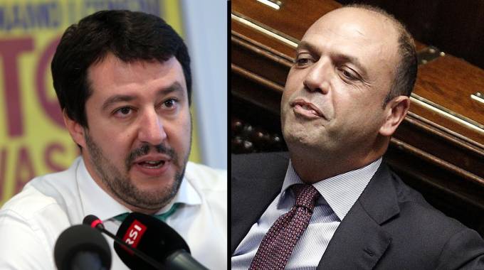 Matteo Salvini, Angelino Alfano