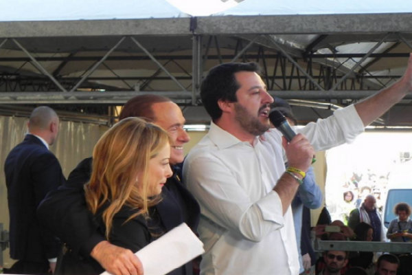 elezioni roma primarie centrodestra matteo salvini, giorgia meloni, silvio berlusconi