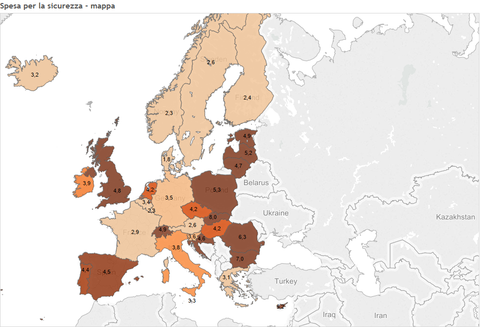 Attentati ISIS, mappa Europa