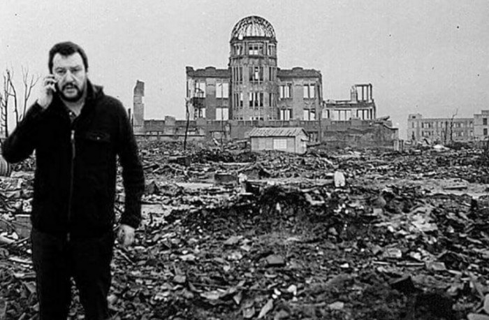 Salvini a Hiroshima