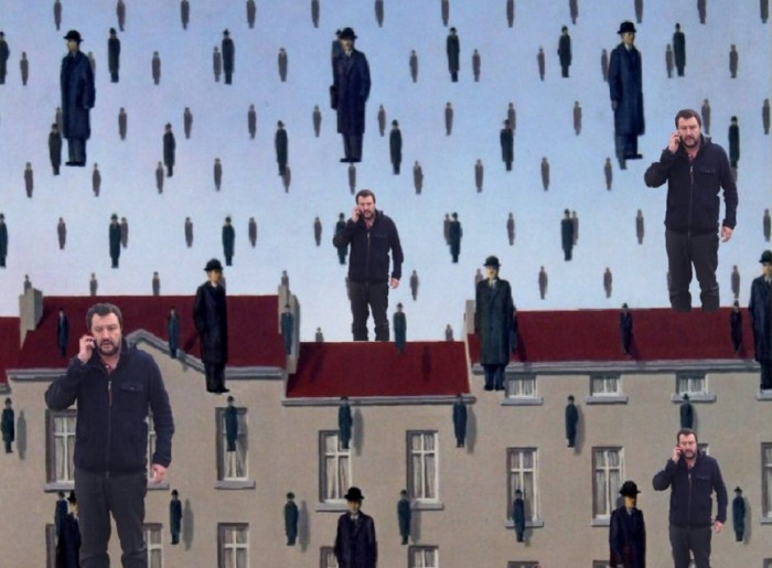 Salvini e Magritte