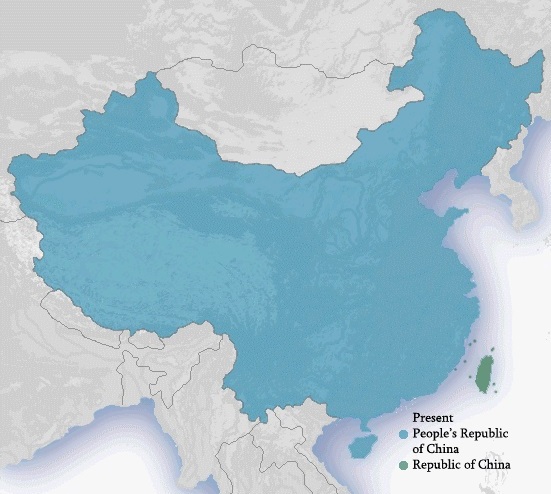 mappa animata storia espansione Cina