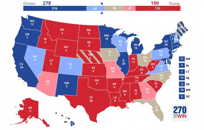 sondaggi usa intenzioni di voto 6 settembre