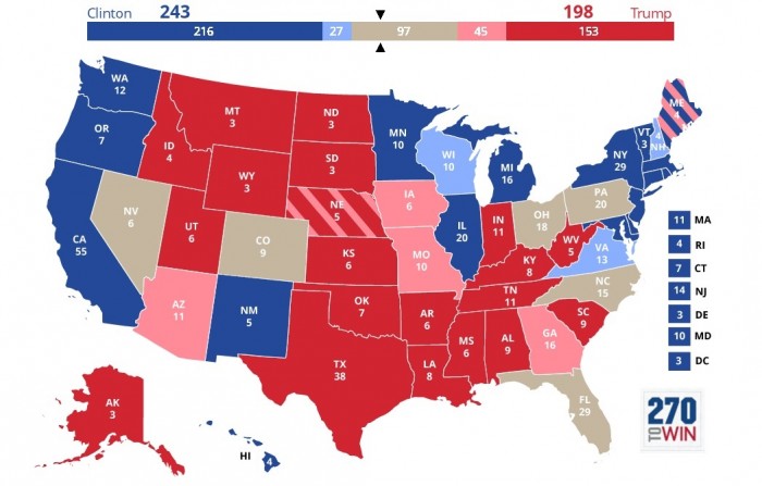 sondaggi usa situazione e previsioni al 27 settembre intenzioni di voto stato per stato