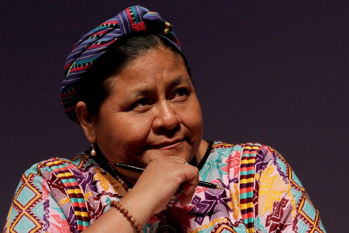 Rigoberta Menchú 