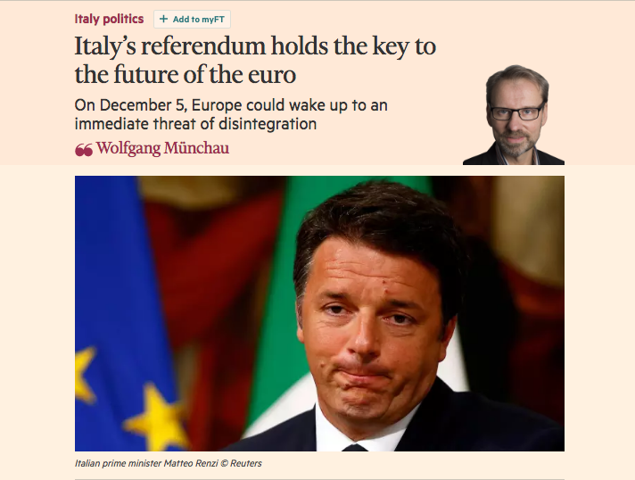Renzi, Munchau, referendum