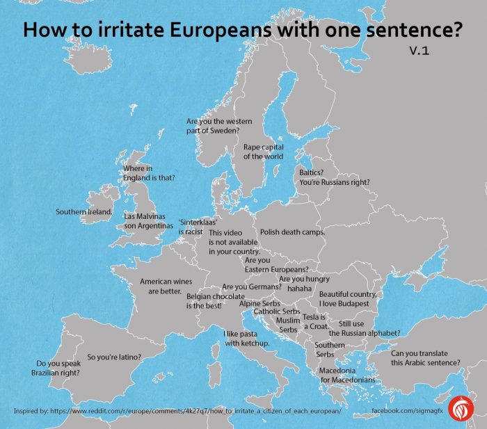 mappe irritanti