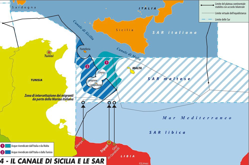 emergenza immigrazione, mappa