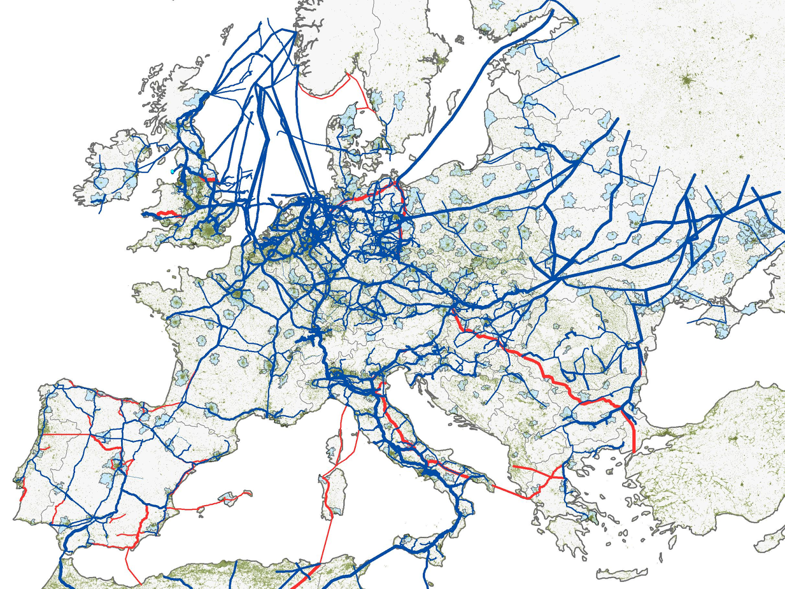 NoTap Gas mappa d'Europa