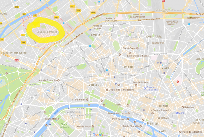 Attentato Parigi 9 agosto 2017: la mappa