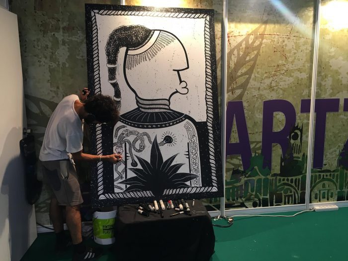 spannabis 2017 cannabis art