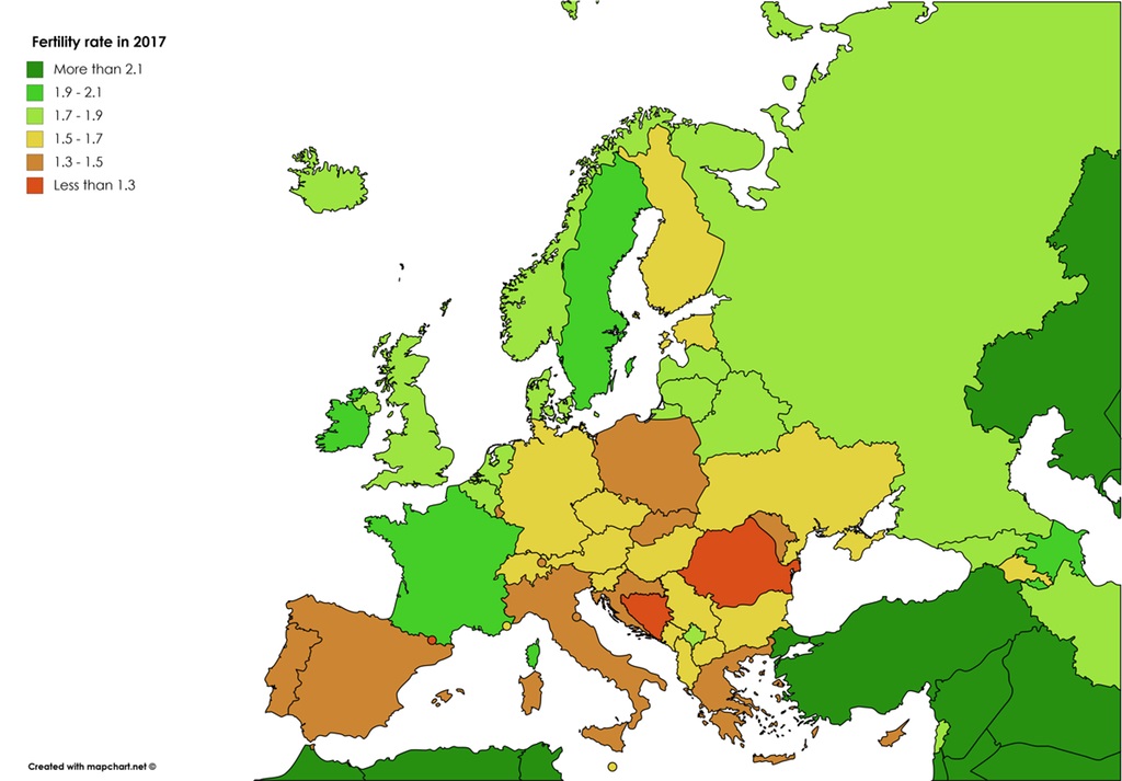 fertilità Europa
