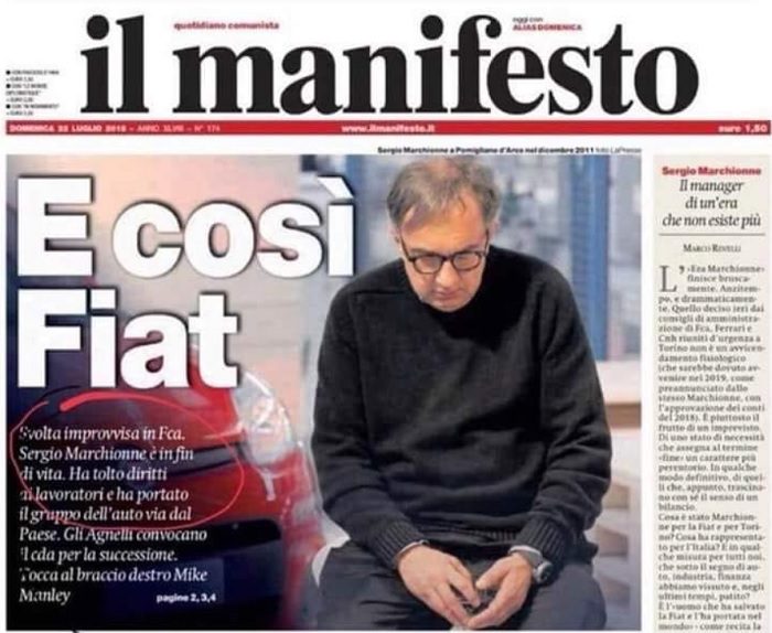 Sergio Marchionne morto bufala 3