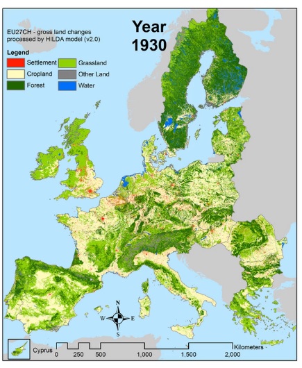 riforestazione Europa