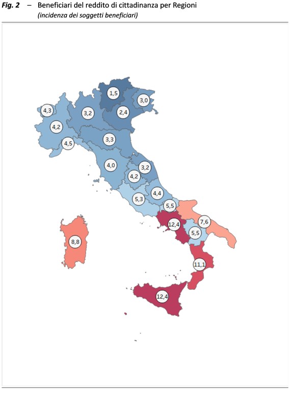 reddito di cittadinanza grafico 2