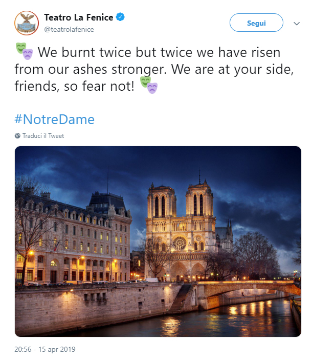 Dal Blog: CON LE PREGHIERE NON SPEGNI IL FUOCO, MA COSTRUISCI NOTRE DAME