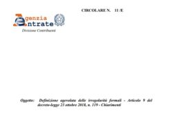 Pace fiscale: sanatoria fiscale errori formali, cos’è e come funziona