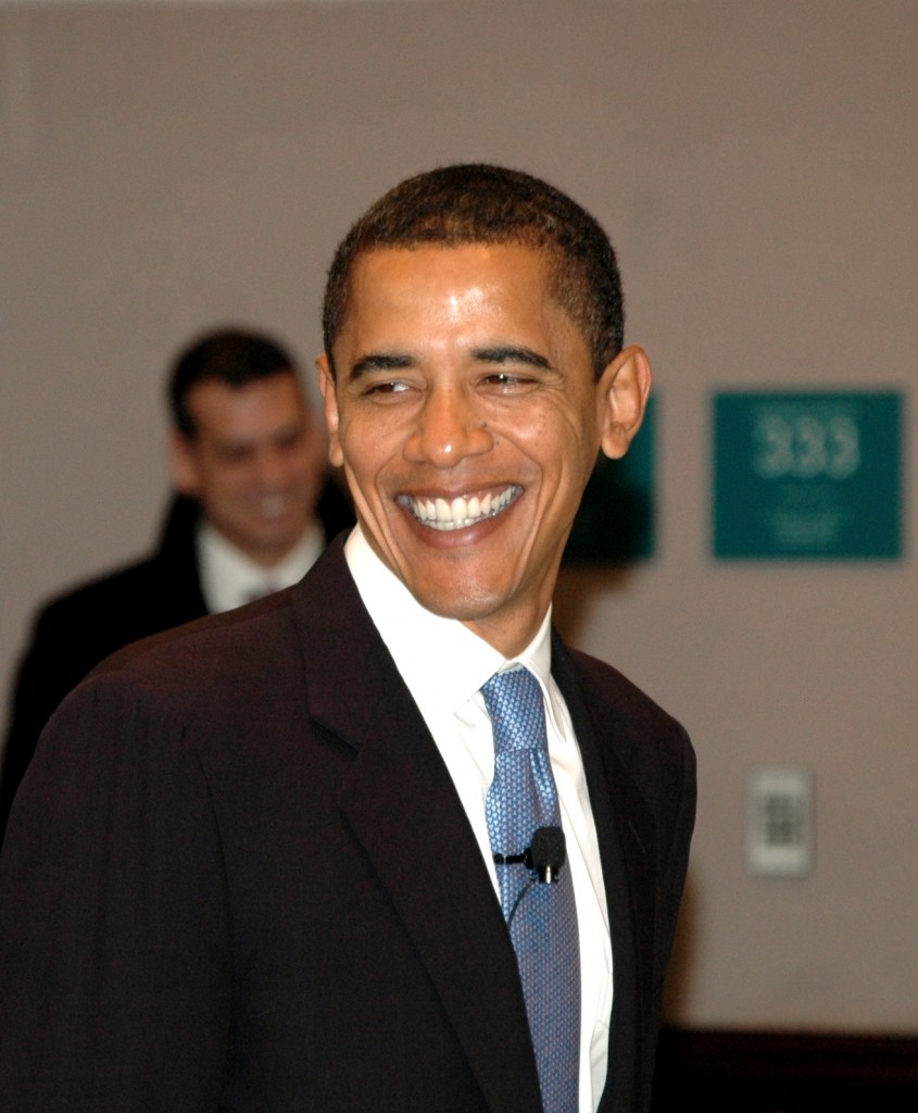 Candidato democratico alle elezioni americane Barack Obama