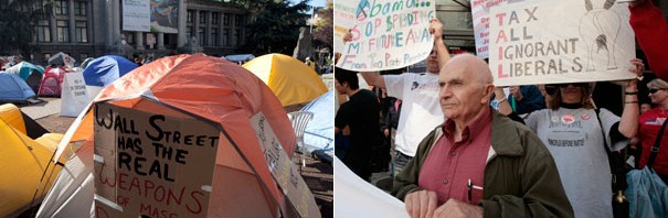 Indignados, Tea Party, Occupy