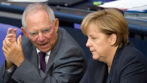 schaeuble merkel, Germania