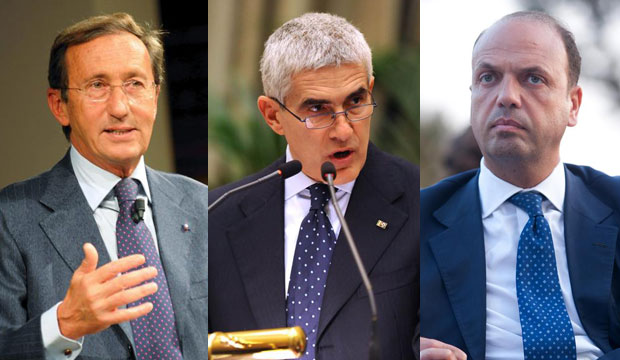 Fini, Alfano e Casini