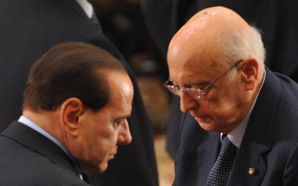 Berlusconi e napolitano