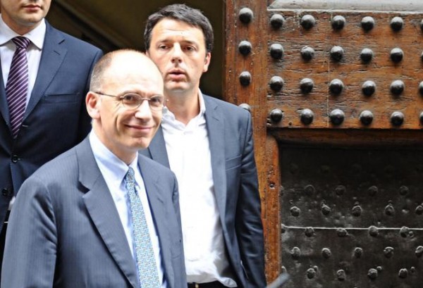 governo, esce letta entra renzi