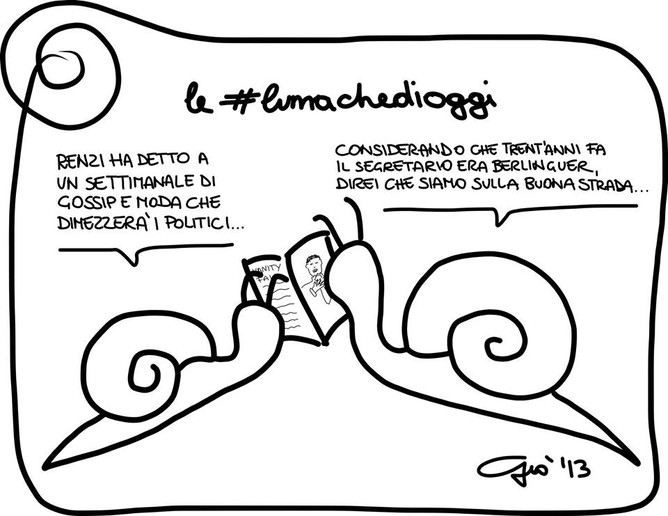 La vignetta di Giovanni Laccetti - #lumachedioggi