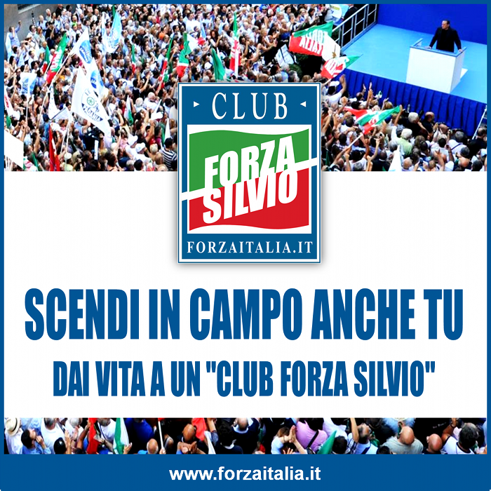 Forza Italia 'Club Forza Silvio' per raccontare Berlusconi