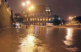 A Roma pioggia e conseguente scontro politico
