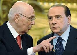 Berlusconi dopo l'uscita di Napolitano