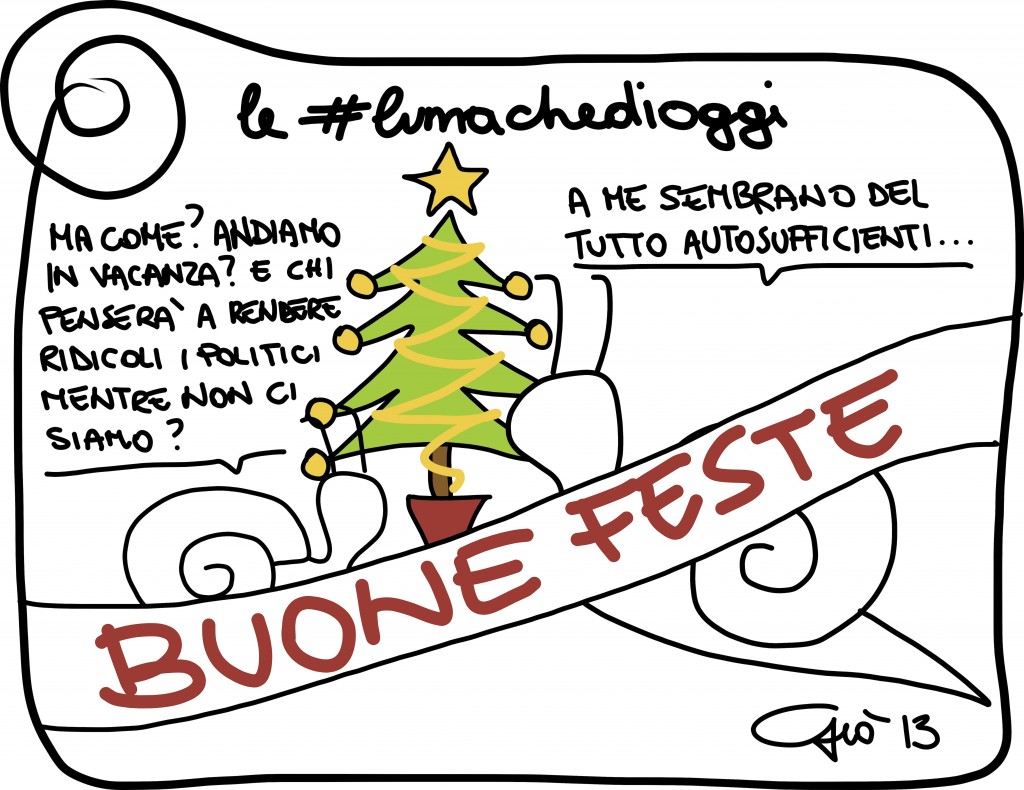 Le #lumachedioggi: vigilia.