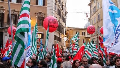 Legge stabilita', protestano i sindacati