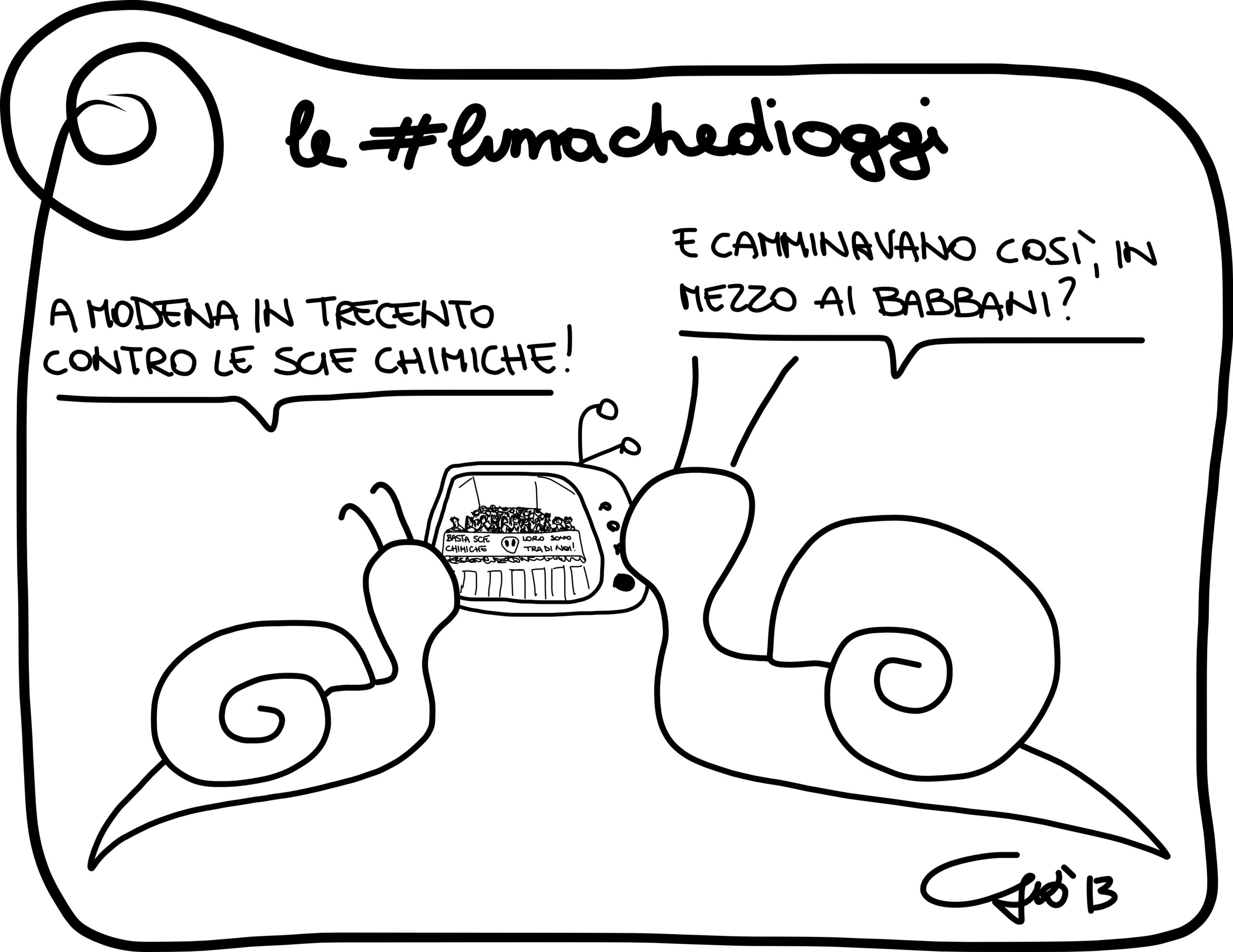 Le #lumachedioggi: babbani.