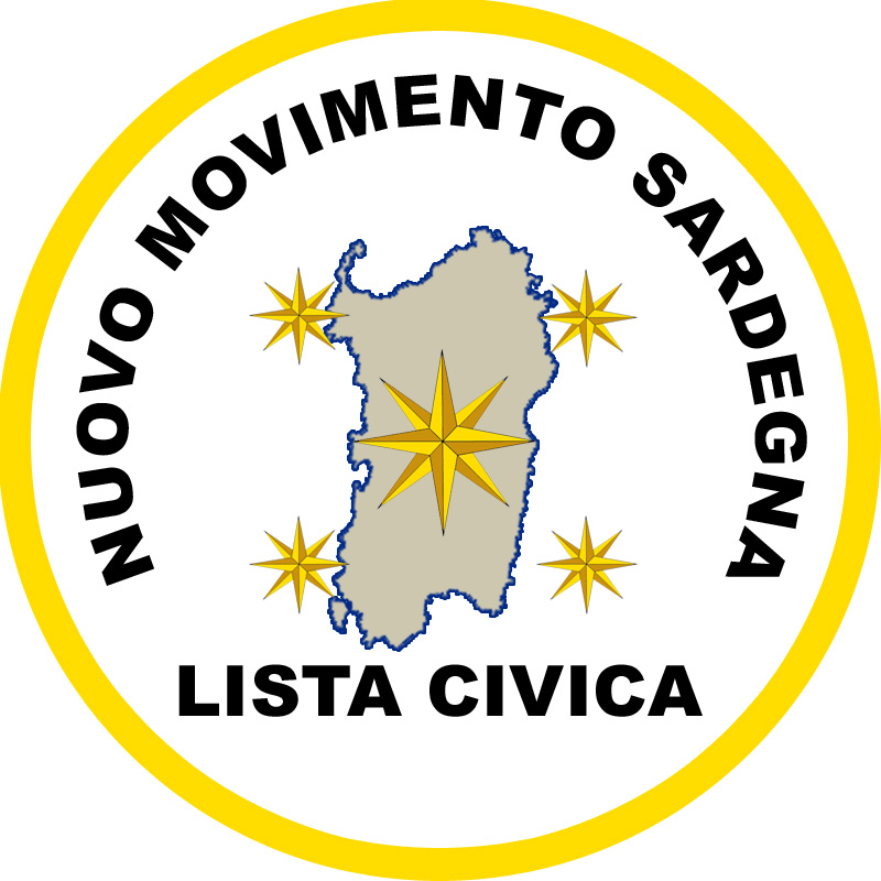 Nuovo movimento sardegna simbolo con cinque stelle