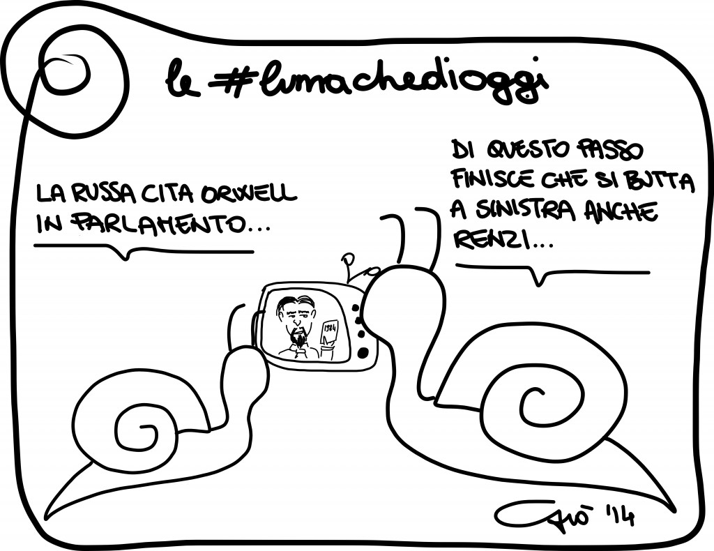 Le #lumachedioggi: orwell