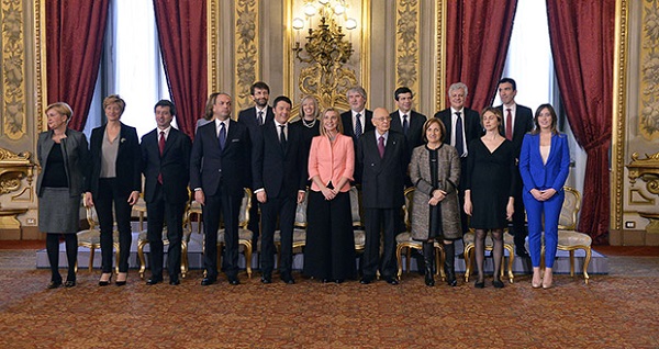 sondaggi politici, ministri governo renzi