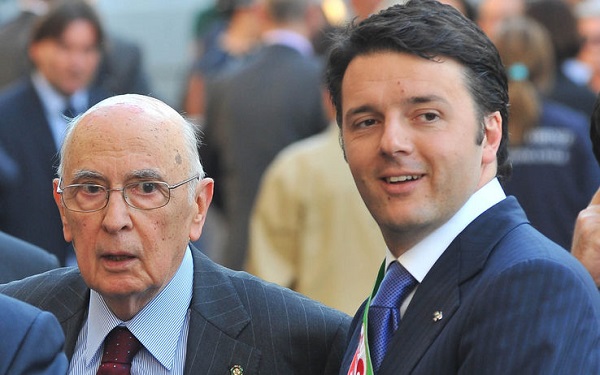 Consultazioni, Napolitano e Renzi al lavoro