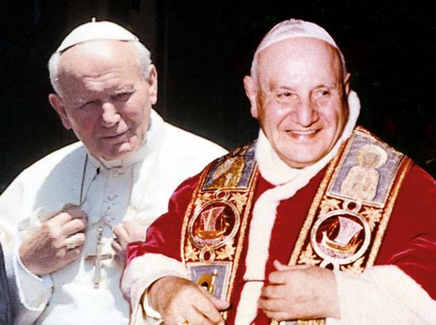 giovanni XXIII e giovanni paolo II canonizzazione santi