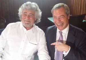 grillo farage a bruxelles