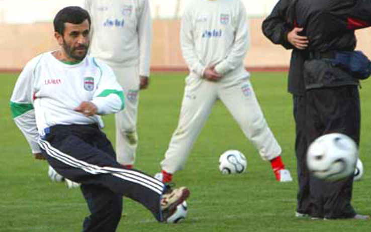 calcio ahmadinejad