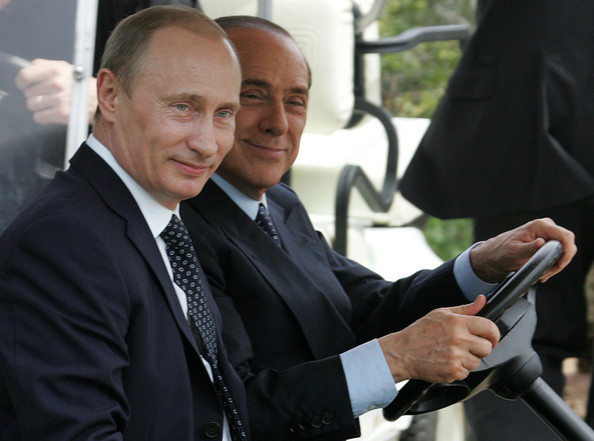 berlusconi e putin insieme