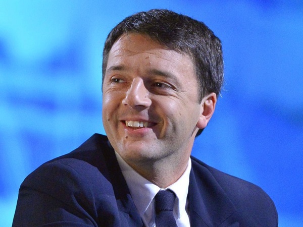 renzi che sorride