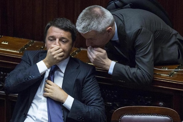 matteo renzi boccia sinistra italiana