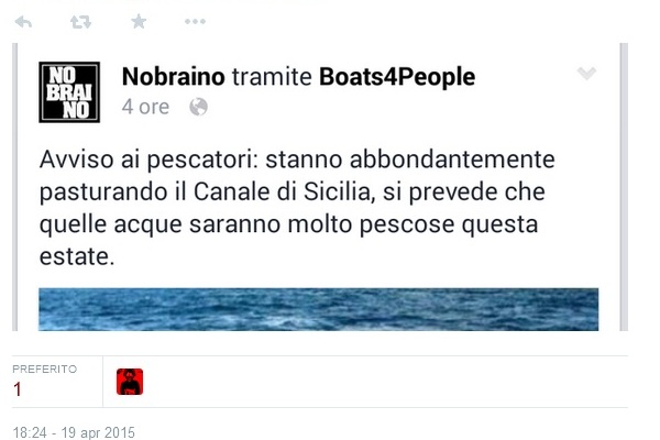 no braino naufragio migranti