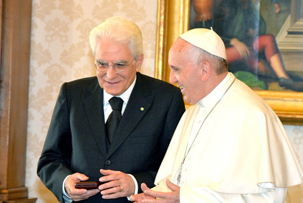 Mattarella da Papa Francesco