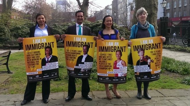 Elezioni nel Ragno Unito immigrazione