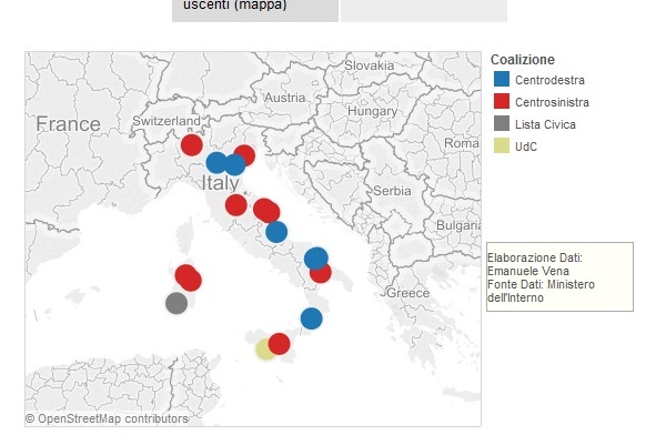 infografiche elezioni comunali 2015 amministrative